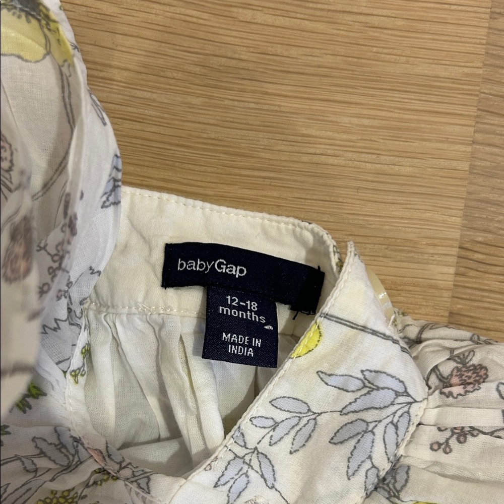 GAP Kids White and Yellow Floral Dress - Picture 2 of 6